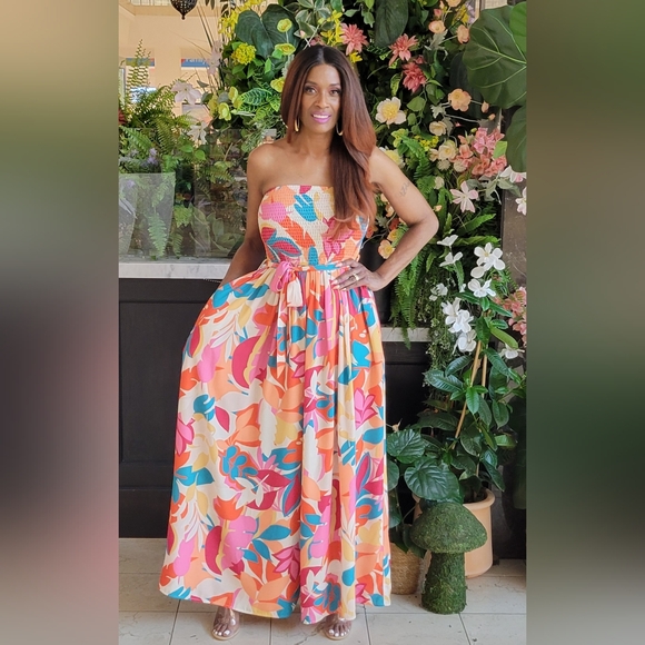 Floral Jumpsuit - Picture 2 of 3